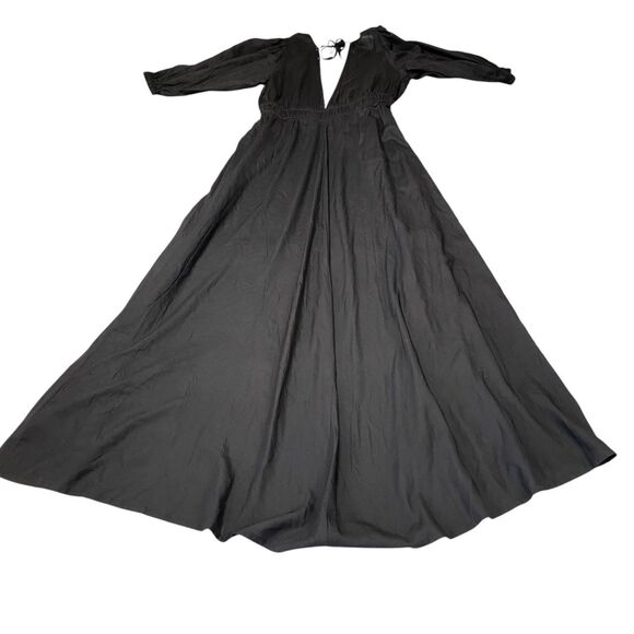 Elan Deep Black V-Neck Cover-Up Maxi Dress Women Size Small MSRP: $74 - Picture 16 of 16